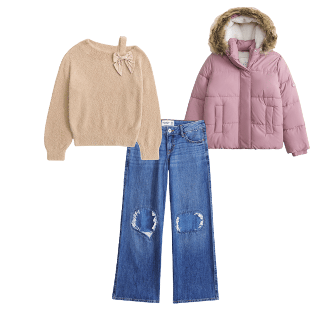 asymmetrical bow sweater