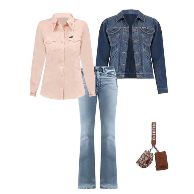 Women's Wrangler Retro® Bailey High Rise Flare Jean in Giovanni