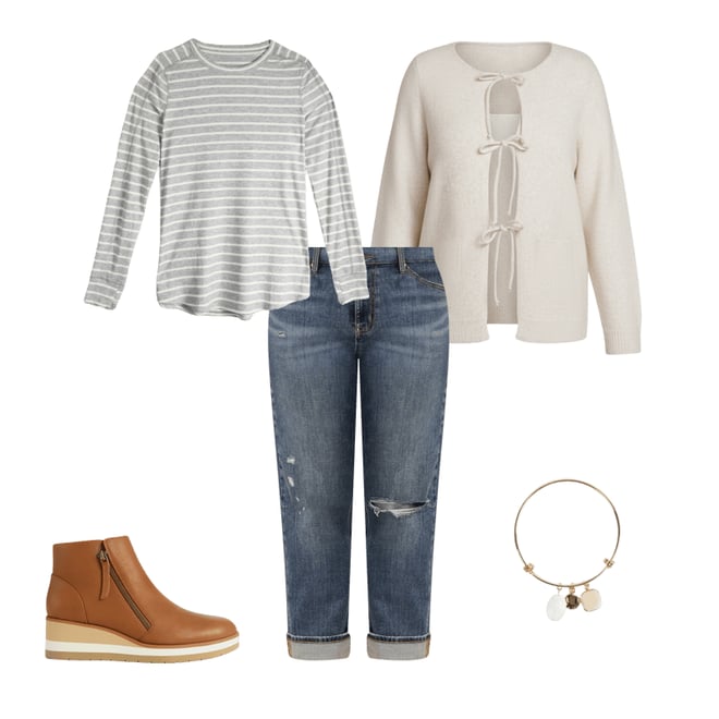 Plus Size Ribbed Tunic Top