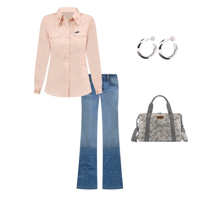 Women's Wrangler Retro® Bailey High Rise Bootcut Jean in Kelly