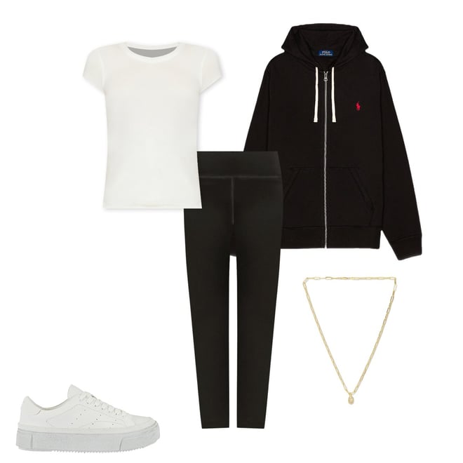 Polo Ralph Lauren Fleece Full-Zip Hoodie in Black | REVOLVE