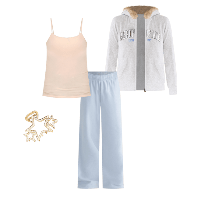 High-Rise Straight Leg Sweatpants