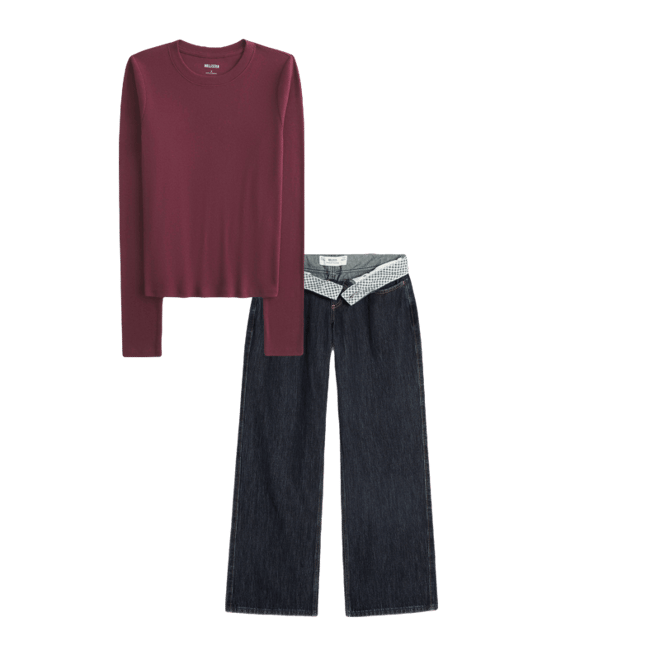 Long-Sleeve Crew Baby Tee