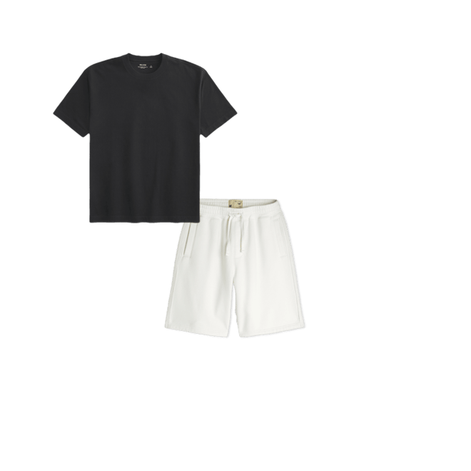 Boxy Heavyweight Washed Cotton Crew T-Shirt