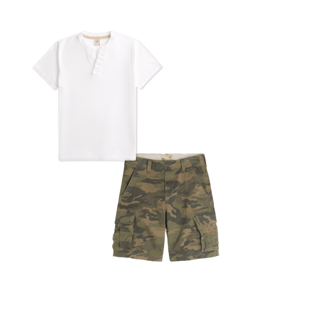 Camo Baggy Cargo Shorts