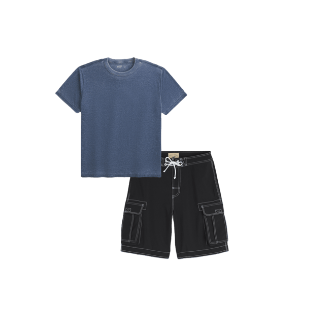 Relaxed Washed Crew T-Shirt