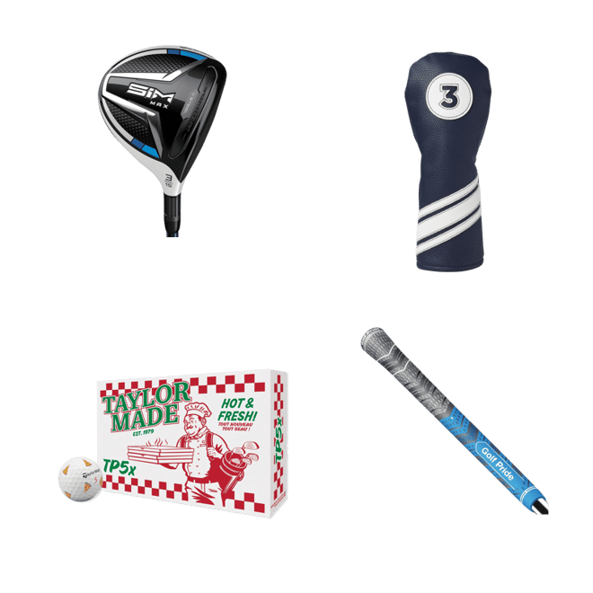 TaylorMade 2024 TP5x Pizza Party Golf Balls | Golf Galaxy