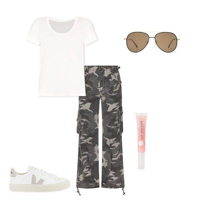 Jaded London Trooper Cargo in Black Camo | REVOLVE