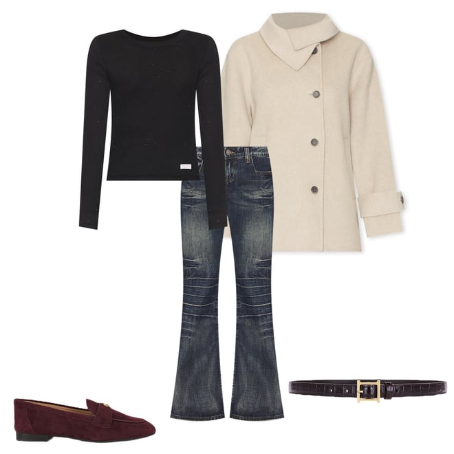 Extreme Blue Wash Flare Jeans