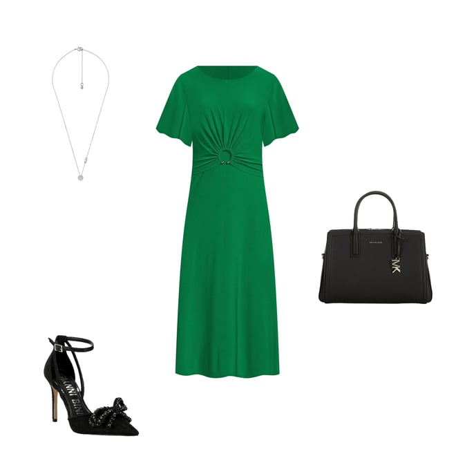 green jessica howard dress JESSICA HOWARD BROWN/GREEN DRESS SZ 4P – Best in Show Clothes main image 1