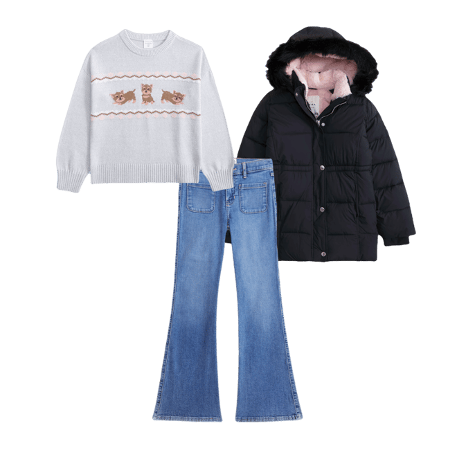 high rise flare jeans