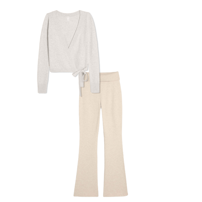 Gilly Hicks Sweater-Knit Multi-Way Wrap Top