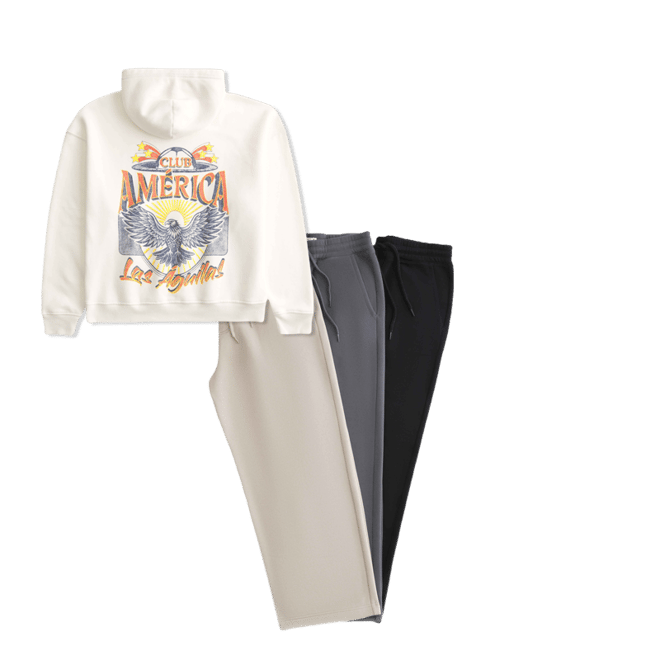 Boxy Club América Las Águillas Graphic Hoodie