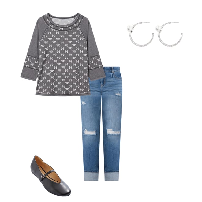  Cato Fashions | Cato Distressed Hourglass Boyfriend Jeans