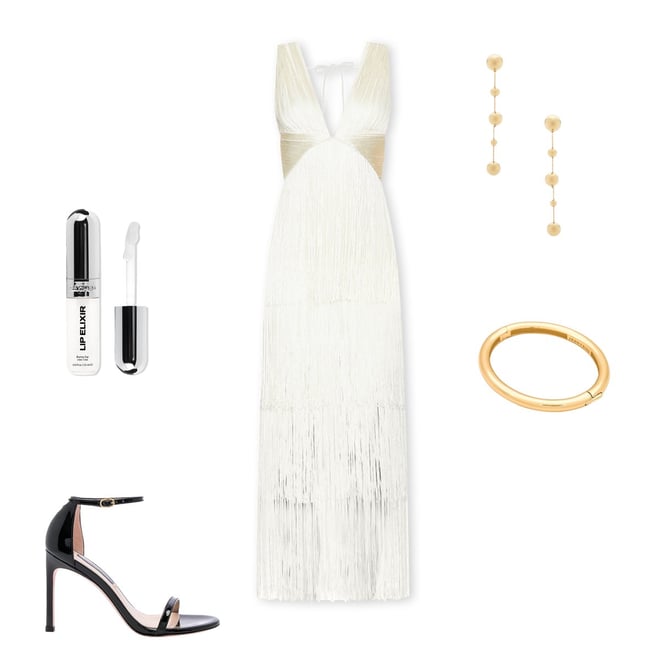 slim fit dress slacks Gold Shana Dress