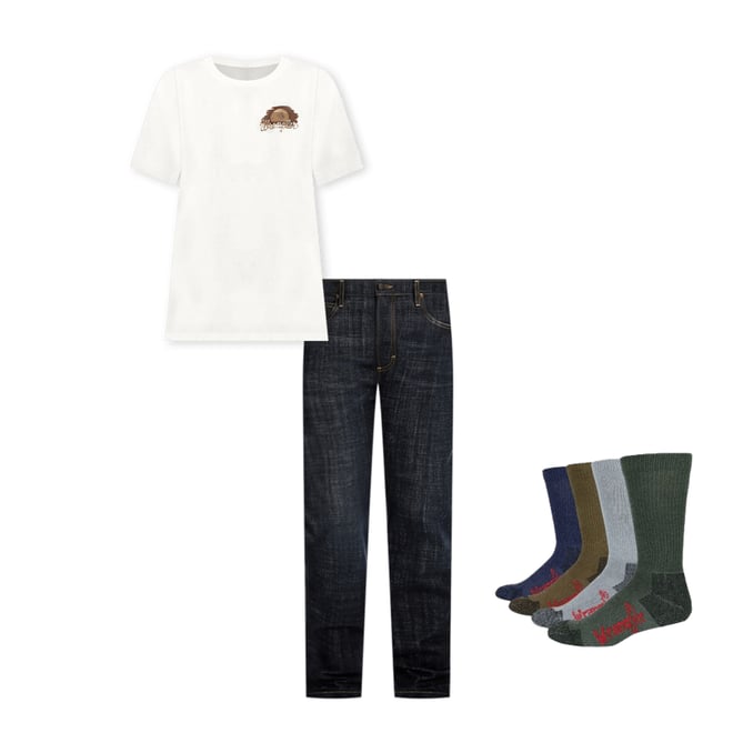 Men's Wrangler Retro® Slim Fit Bootcut Jean in Dax