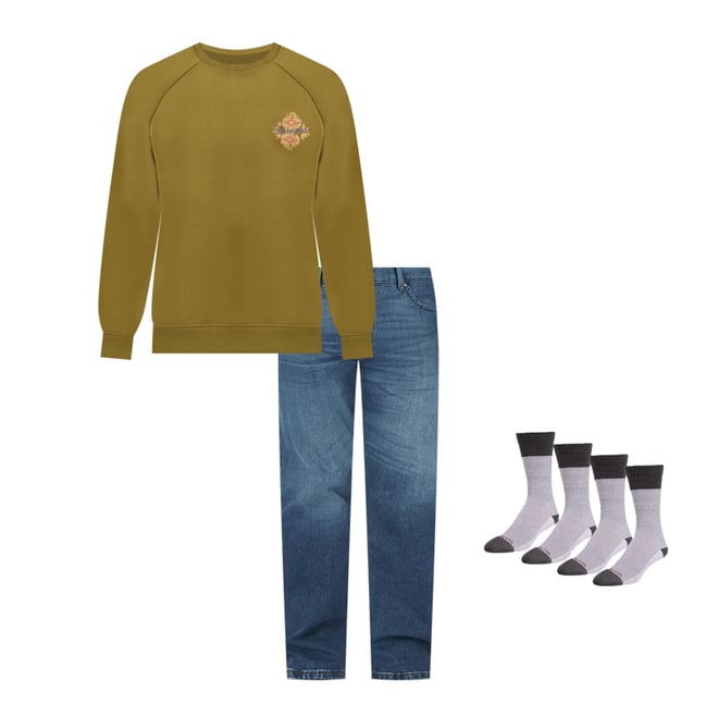 Men's Wrangler Graphic Crew Sweatshirt | SALE | Wrangler®