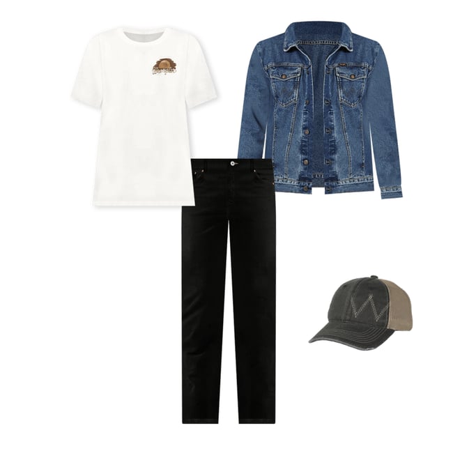 Wrangler® Cowboy Cut® Slim Fit Active Flex Jeans in Black