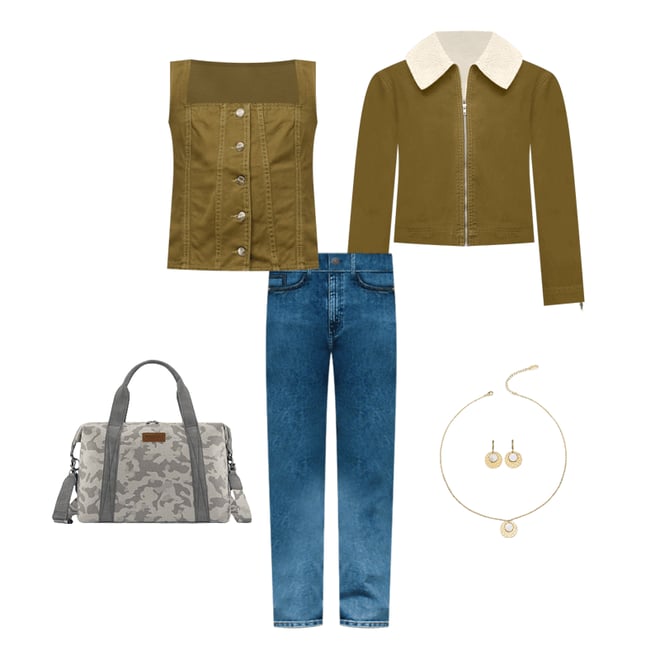 Wrangler + STAUD The Everyday Jean in Indigo