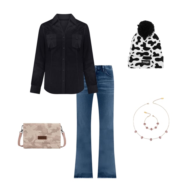 Women's Wrangler® Ultimate Riding Jean Willow Mid-Rise Bootcut in Traci