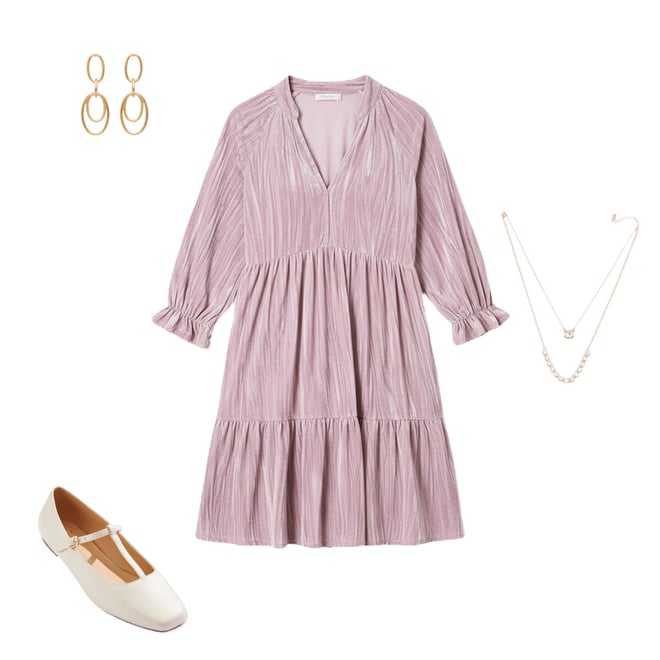 Cato Fashions | Cato Velvety Swing Dress