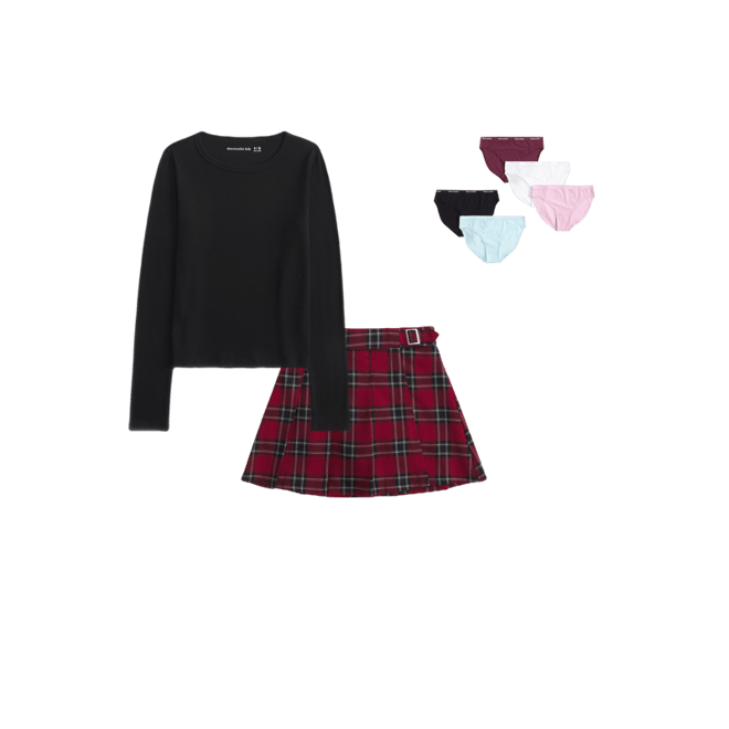 pleated wrap mini skort