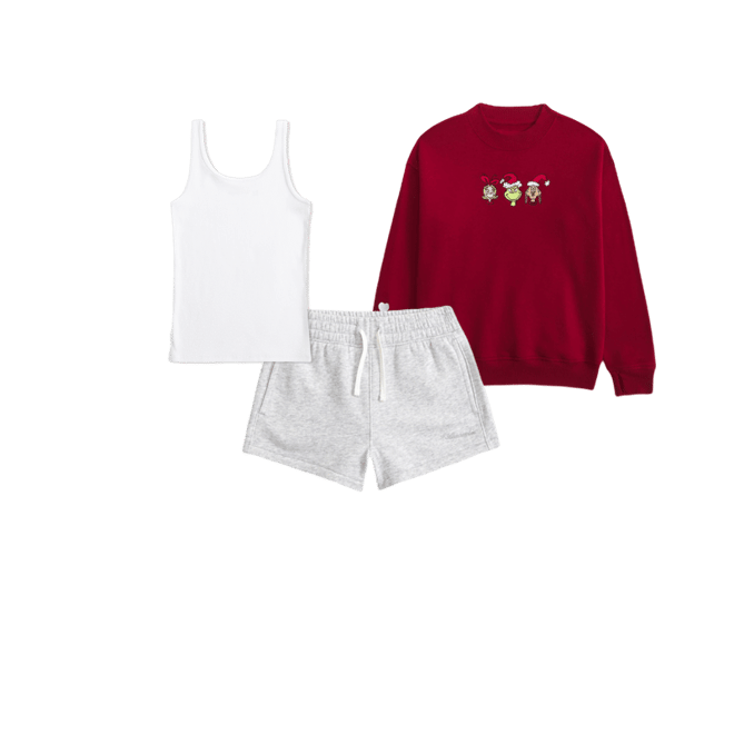 legging-friendly the grinch graphic crew sweatshirt