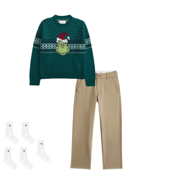 the grinch graphic crew sweater
