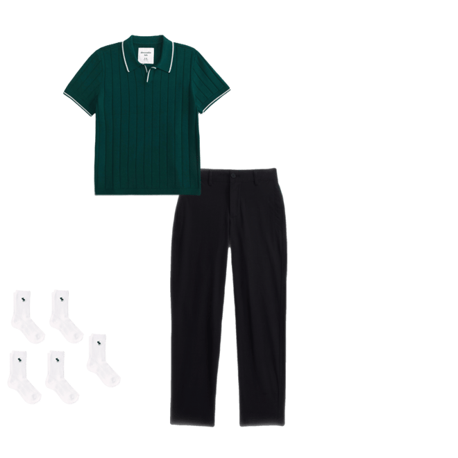 johnny collar sweater polo