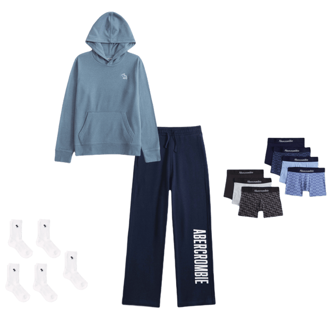 cozy hooded long-sleeve tee