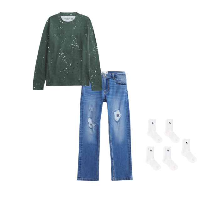 essential long-sleeve icon crew tee