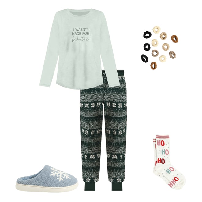 Holiday Ho Ho Ho Crew Socks