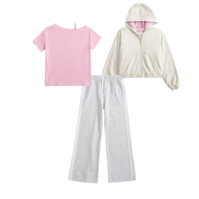 hooded workwear full-zip jacket