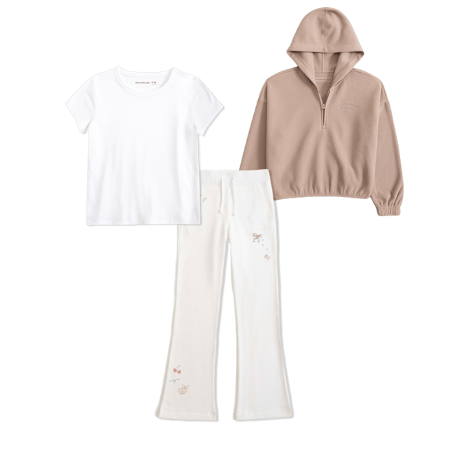 cozy half-zip popover hoodie