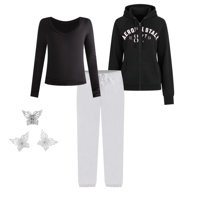 Aeropostale 87 Full-Zip Hoodie