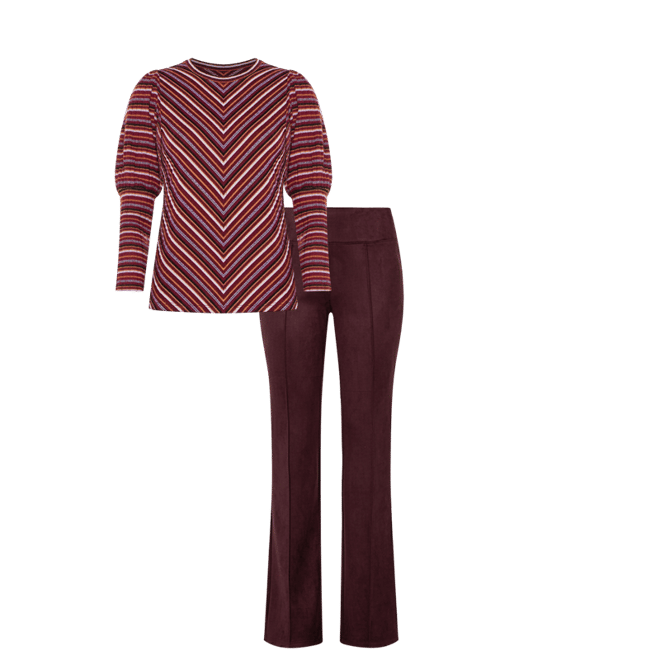 PEARL FULL LENGTH FLARE W/ PINTUCKS – LIVERPOOL LOS ANGELES