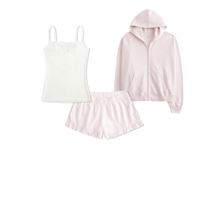 Flannel Ruffle Shorts