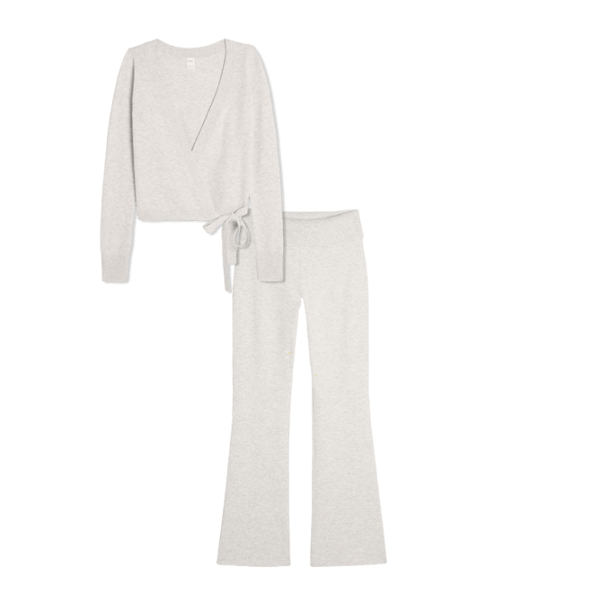 Gilly Hicks Sweater-Knit Multi-Way Wrap Top