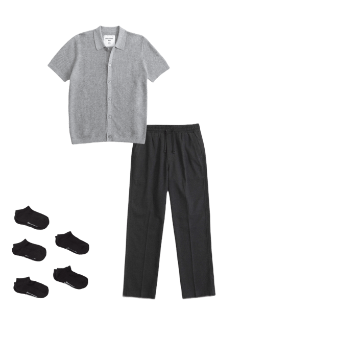 button-through sweater polo