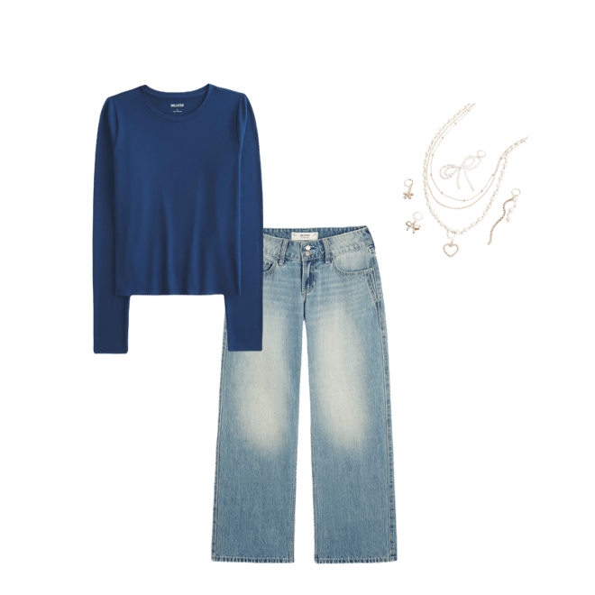 Long-Sleeve Seamless Fabric Crew Baby Tee