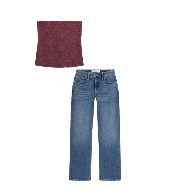 All-Over Lace Tube Top