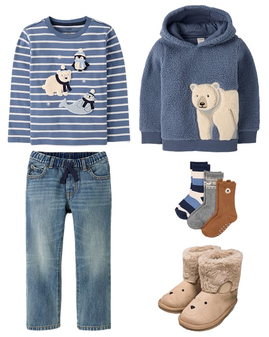 1st bundle featuring 4 items which compliment Boys Pull On Relaxed Jeans
