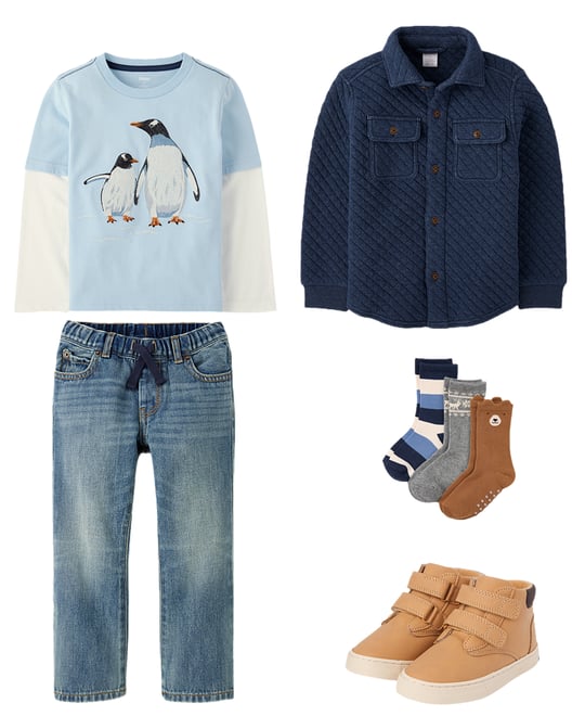 3rd bundle featuring 4 items which compliment Boys Pull On Relaxed Jeans