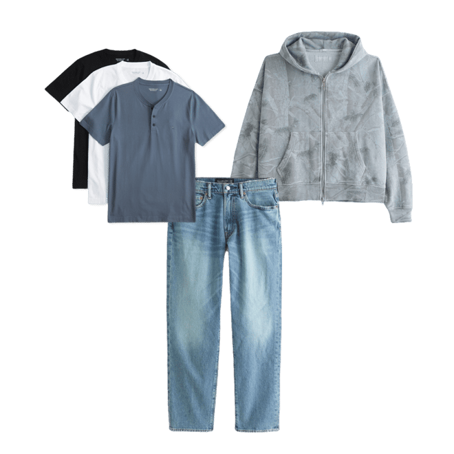 Essential Cropped Full-Zip Hoodie