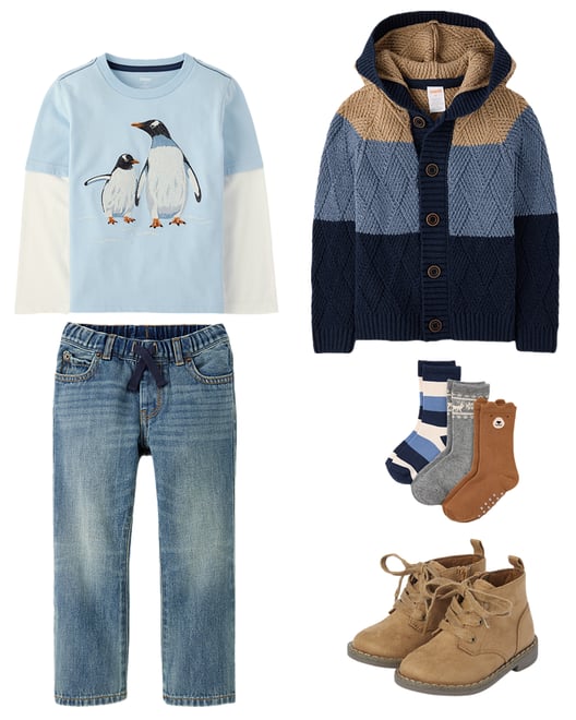 2nd bundle featuring 4 items which compliment Boys Pull On Relaxed Jeans