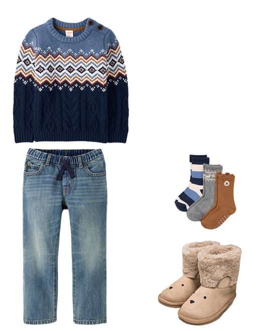 6th bundle featuring 3 items which compliment Boys Pull On Relaxed Jeans