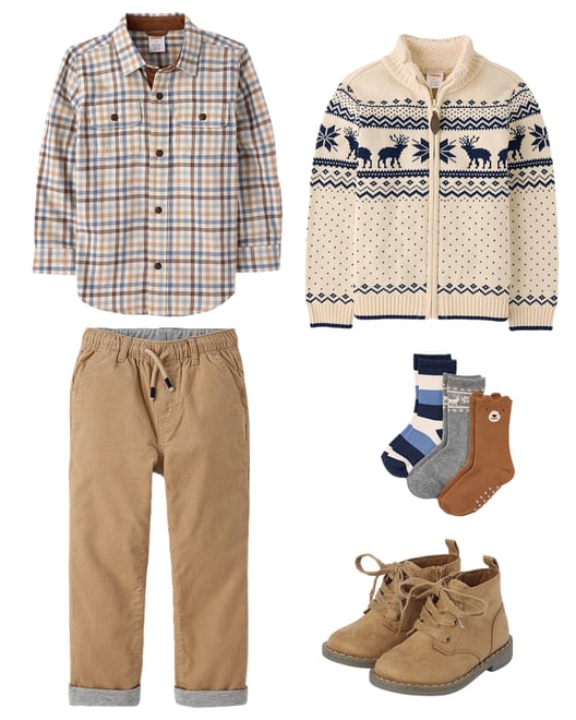 Girls Floral Pointelle Flutter Top - Highland Hills - Brown