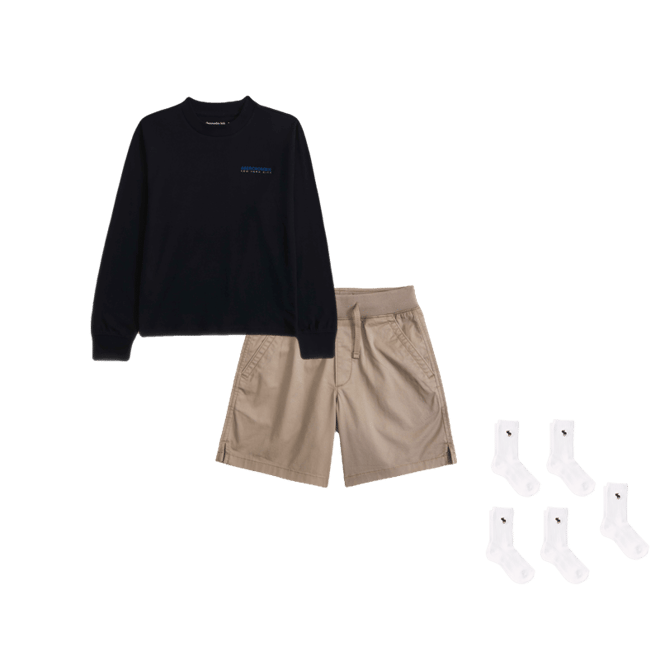 long-sleeve logo tee