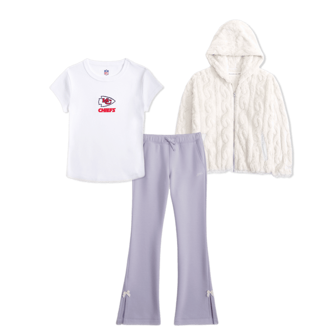 kansas city chiefs graphic baby tee