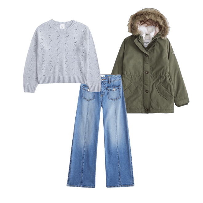 high rise wide leg jeans